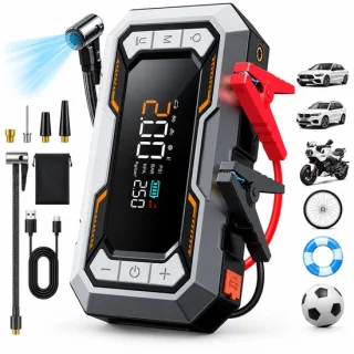 Jumpstarter met compressor 20000A