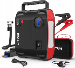 Jumpstarter met Compressor en Zaklamp - Startbooster voor Auto