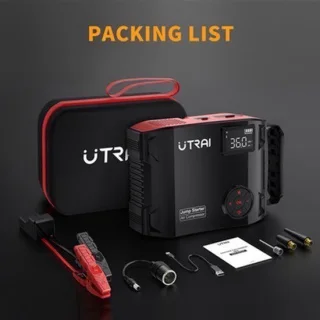 Jumpstarter met luchtcompressor