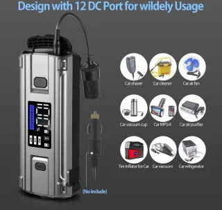 Jumpstarter PD 60W Powerbank 12V Autostarthulp
