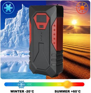 Jumpstarter Powerbank 600A 18000mAh voor Auto Diesel Benzine