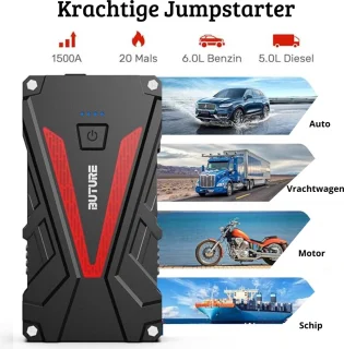 Jumpstarter Powerbank Auto Benzine Diesel Draagbaar