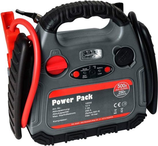 Jumpstarter Powerbank Auto Met Compressor