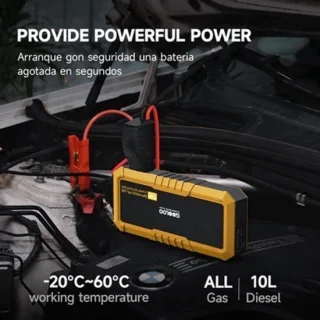 Jumpstarter powerbank in externe batterijvorm