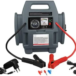 Jumpstarter Powerbank met Compressor