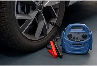 Jumpstarter powerbank met compressor