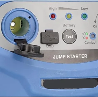 Jumpstarter powerbank met compressor