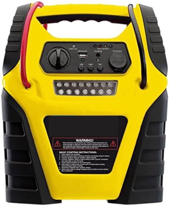 Jumpstarter powerbank met compressor review