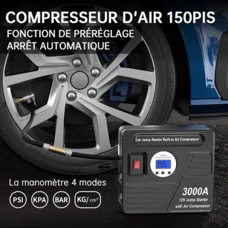 Jumpstarter Powerbank Met Compressor Voor Auto