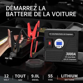 Jumpstarter Powerbank Met Compressor Voor Auto