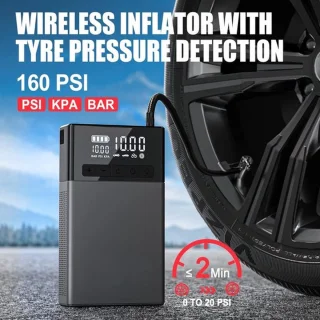 Jumpstarter Powerbank Met Compressor Voor Auto