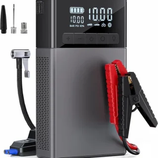 Jumpstarter Powerbank Met Compressor Voor Auto