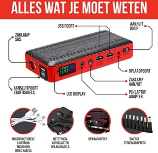 Jumpstarter Powerbank Starthulp Auto