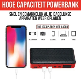 Jumpstarter Powerbank Starthulp Auto