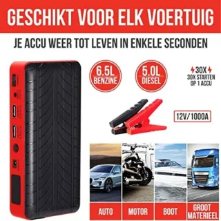 Jumpstarter Powerbank Starthulp Auto