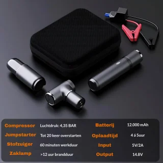 Jumpstarter Pro 1000A 12.000mAh 6-in-1