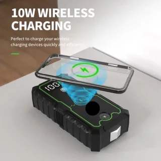 Wat vinden we goed aan de Jumpstarter Startapparaat voor Auto - Zwart