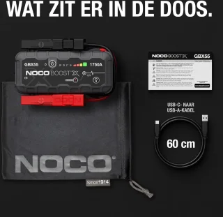 Jumpstarter UltraSafe 1750A 12V Lithium Auto Starthulp Pack