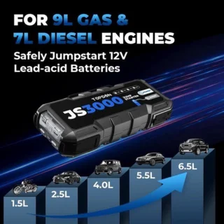 Jumpstarter voor auto 12V