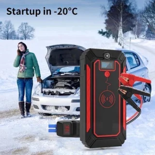 Jumpstarter voor auto zwart