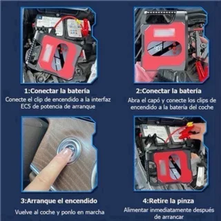 Jumpstarter voor auto - zwart