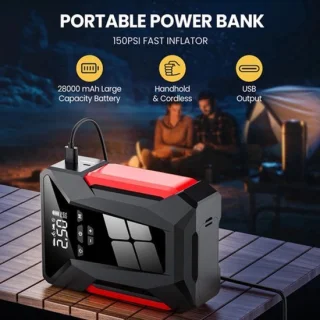 Jumpstarter voor auto - zwart