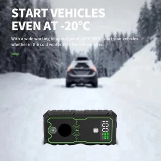 Jumpstarter voor auto - zwart