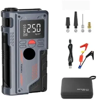Jumpstarter voor auto zwart