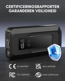Wat vinden we goed aan de KAD® Jumpstarter voor Auto - Zwart