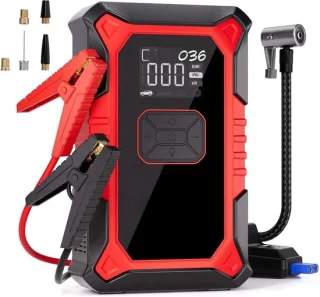 Kavora Jumpstarter startpakket voor auto’s rood/zwart