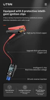 KTN® Jumpstarter 2000A 22000mAh Auto Startkabel Met Powerbank