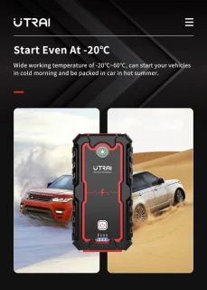 KTN® Jumpstarter 2000A 22000mAh Auto Startkabel Met Powerbank