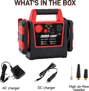 Lexium Jumpstarter Auto Powerbank Met Compressor