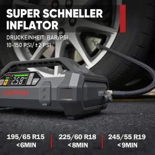 LOKITHOR JA400 Starthulp Powerbank met Compressor