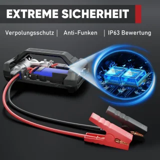 LOKITHOR JA400 Starthulp Powerbank met Compressor