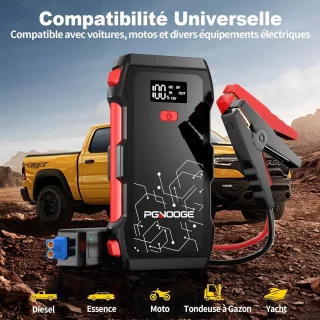 MELVRA Jumpstarter Accubooster 6000A 12V 26800mAh