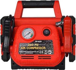 MKSS® Jumpstarter met Compressor Zwart/Rood