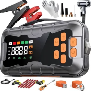 NIVA® jumpstarter startbooster voor auto zwart