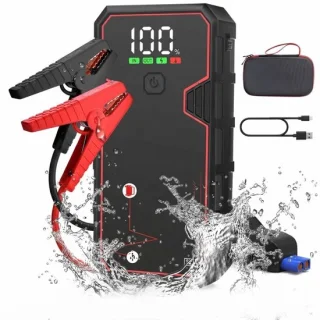NIVA® jumpstarter startbooster voor auto, zwart