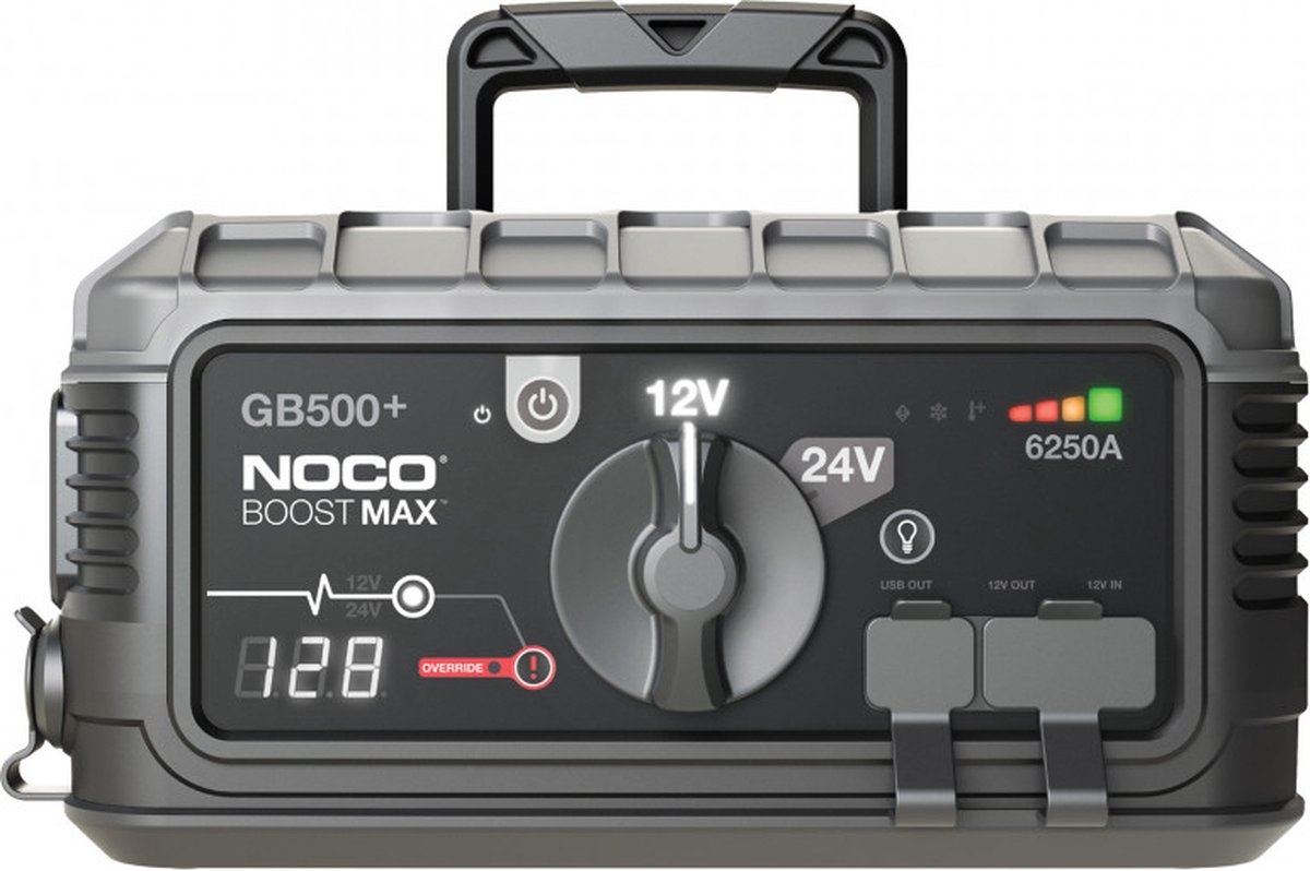 De Noco Boost Max GB500 Lithium Jump Starter 12V/24V in één oogopslag