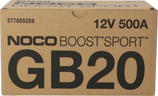 NOCO Genius GB20 12V Jumpstarter 500A