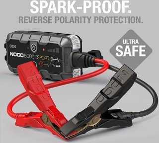 Wat vinden we goed aan de NOCO Genius GB20 Jumpstarter Grijs