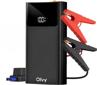 Olvy 12V 1500A Jumpstarter met Powerbank en LED Zaklamp
