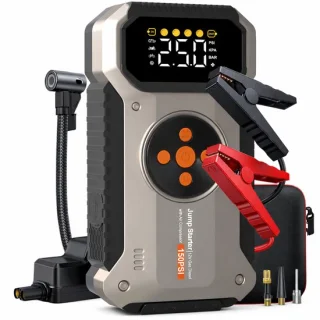 Oneproduct Jumpstarter 5000A — compacte accubooster met compressor voor onderweg