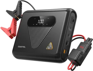 OUKITEL Jumpstarter Auto 27500mAh – 1350A Accu Booster – 12V Startbooster – Natrium Batterij – Voor Benzine 8L en Diesel 5L – 4000+ Laadcycli