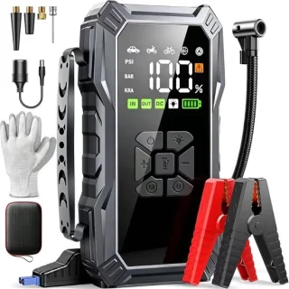 Ploutos jumpstarter voor auto, zwart