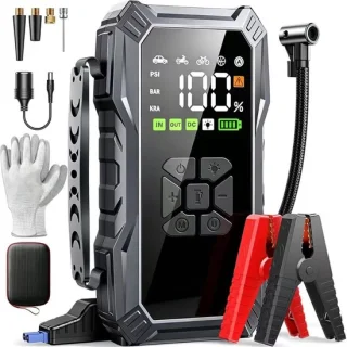 Ploutus® jumpstarter voor auto zwart