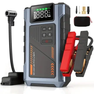 PolkaHome® Jumpstarter 12000mAh 12V voor Auto, Camper en Motor