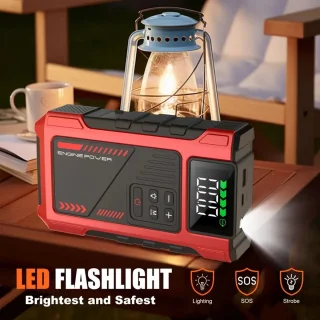 PolkaHome® Jumpstarter 12000mAh 12V voor Auto, Camper en Motor