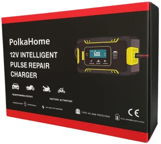 PolkaHome® Slimme Acculader 12V 6A